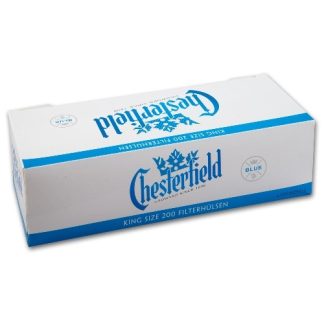 Zigarettenhülsen Chesterfield Blue King Size 1.000 Stück