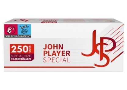 Zigarettenhülsen JPS Red Special Size 250 Stück