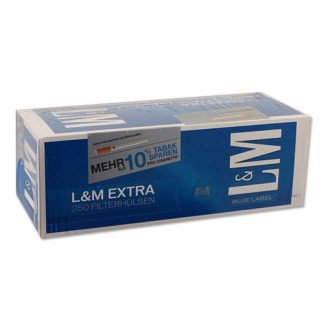 Zigarettenhülsen L&M Blue Label Extra 250 Stück