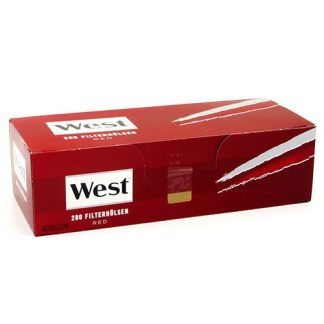 Zigarettenhülsen West Red King Size 200 Stück