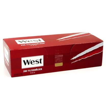 Zigarettenhülsen West Red King Size 10.000 Stück