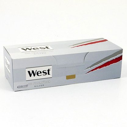 Zigarettenhülsen West Silver King Size 1.000 Stück
