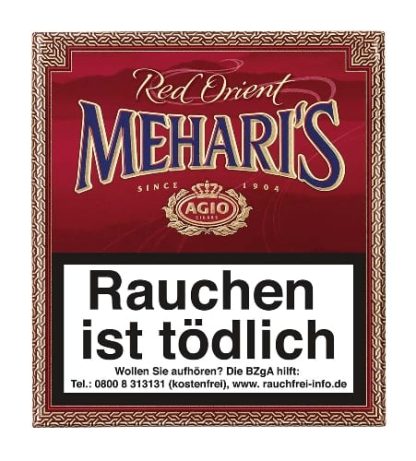 Agio Mehari's Red Orient 20 Zigarillos