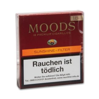 Dannemann Moods Sunshine Filter 20 Zigarillos