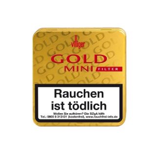 Villiger Gold Mini Filter 20 Zigarillos